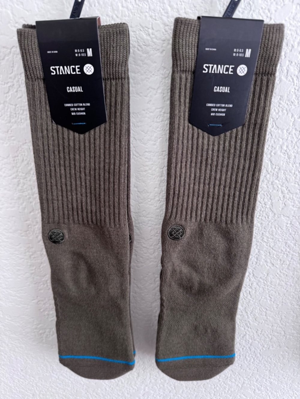 STANCE Casual Ribbed Crew Sock Adult 6-8.5